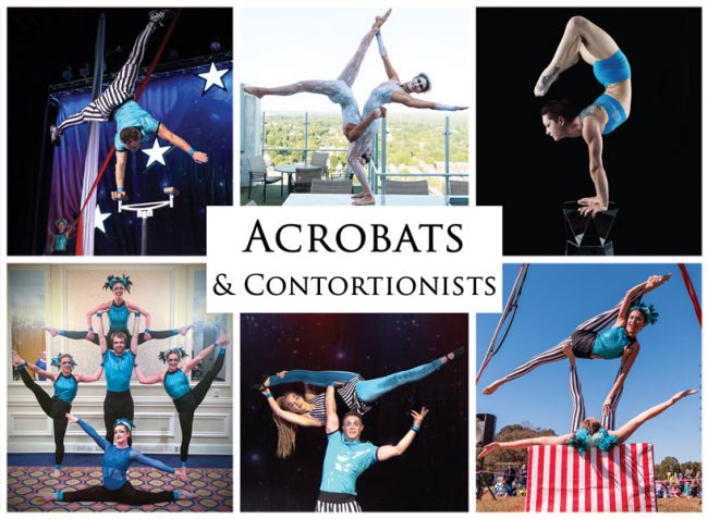 Acrobats, Imagine Circus Performers