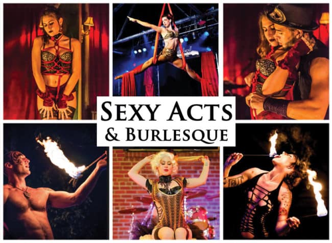 Acts, Feature Image, Sexy Acts Burlesque, Imagine Circus