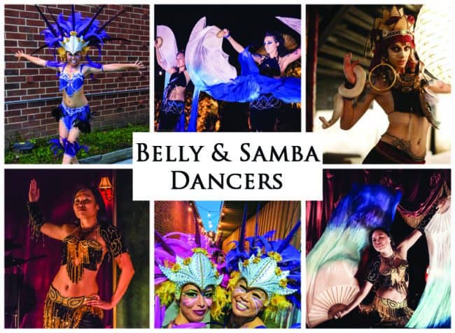 Belly Dancers & Samba Dancers | Imagine Circus Performers | Event Entertainment