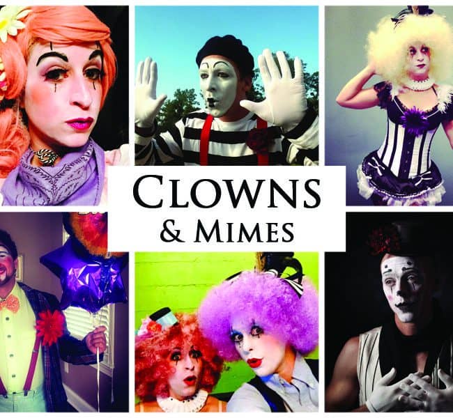 Clowns and Mimes | Imagine Circus Performers | Event Entertainment