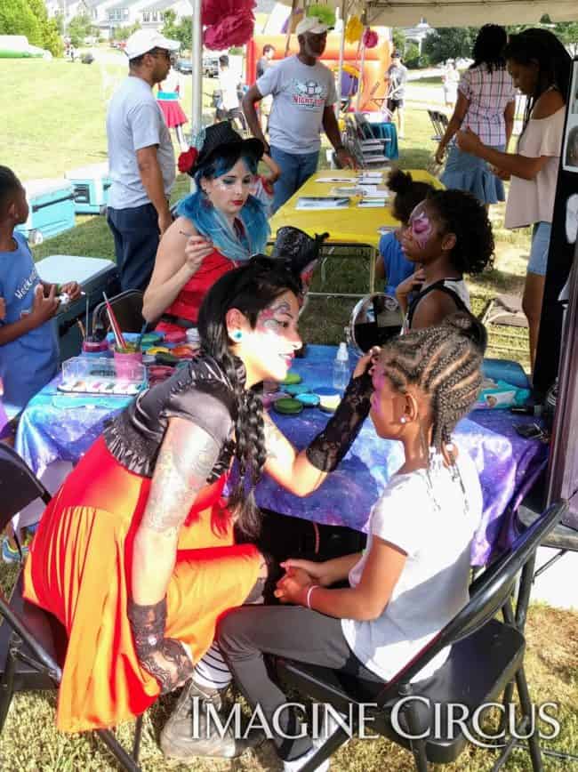 Face Painting, Family-Friendly, Outdoor Festival, Alexa, Imagine Circus, Performer