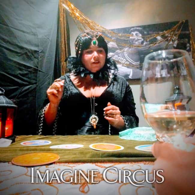 Fortune Teller, Madame Z, City Club Raleigh, Gala, Imagine Circus