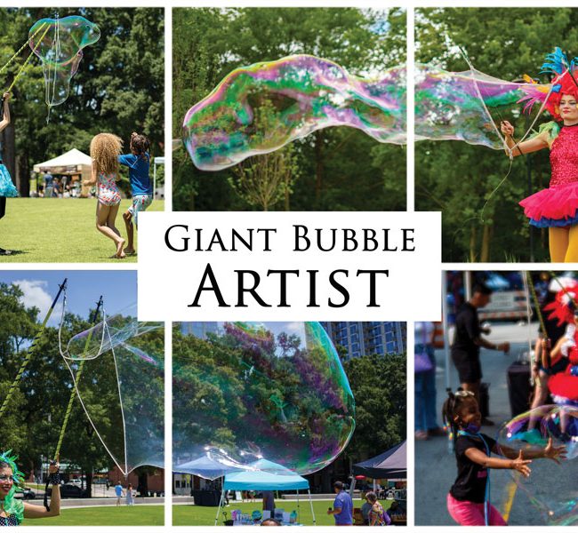 Giant Soap Bubble Artist, Imagine Circus Entertainment