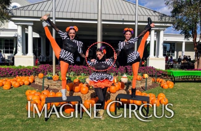 Group Photo, Fall Festival, Autumn, Country Club, NRCC, Liz, Kaci, Katie, Imagine Circus Performers