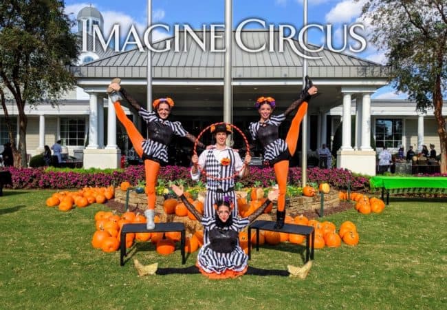 Group Photo, Fall Festival, Autumn, Country Club, NRCC, Liz, Kaci, Katie, Tain, Imagine Circus Performers
