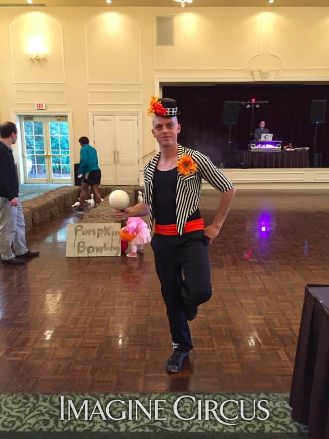 Halloween, Juggler, Adam, Raleigh, Country Club, NRCC, Imagine Circus Performer