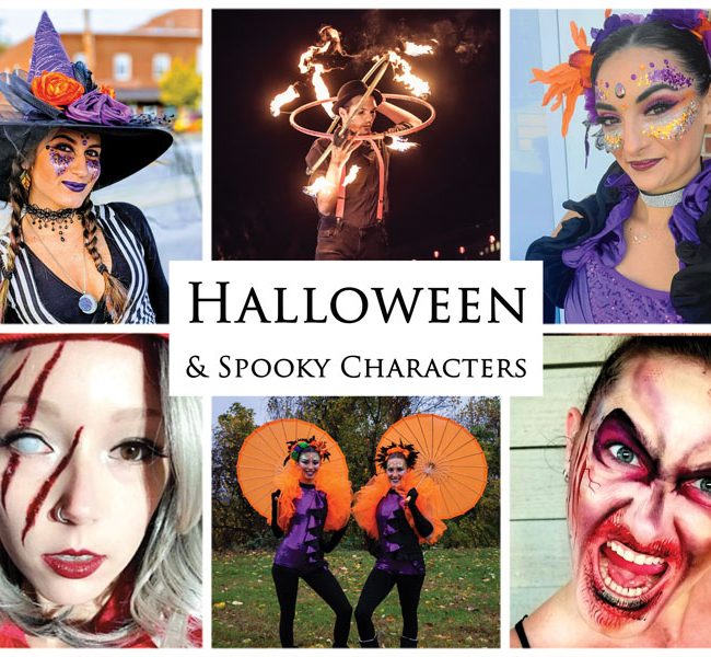 Halloween and Spooky Characters, Imagine Circus Entertainment