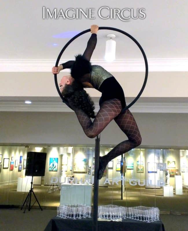 Aerial Hoop, Lyra Dancer, Imagine Circus, Performer, Liz