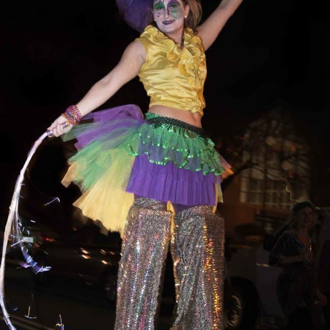 Mardi Gras | Stilt Walkers | Circus Performers | Imagine Circus | Durham, NC