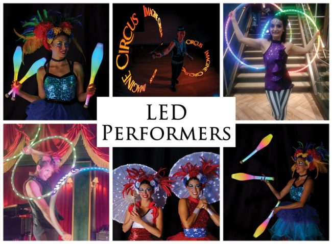 LED Performers, Imagine Circus