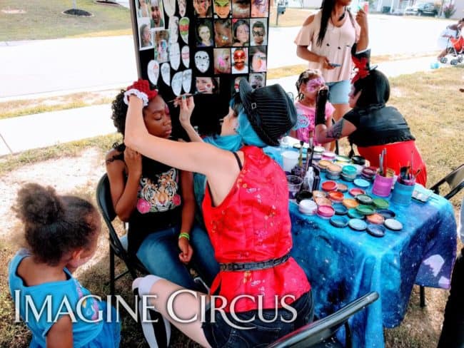 Face Painting, Family-Friendly, Outdoor Festival, Molly, Imagine Circus, Performer