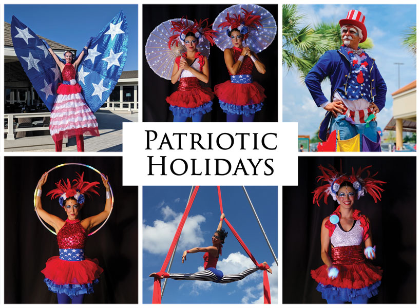 Patriotic Holidays, Fourth of July, Imagine Circus