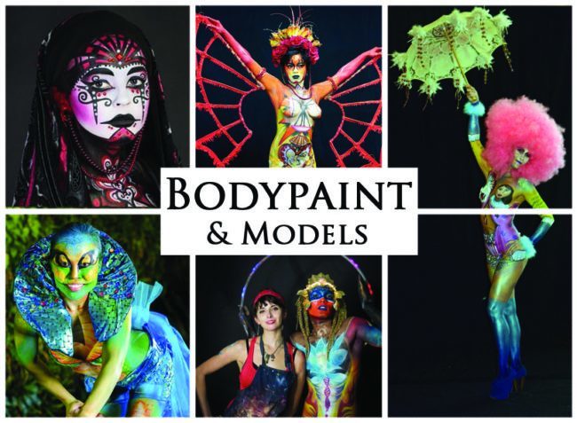 Body Painting & Models | Acts | Imagine Circus | Cirque | Raleigh, NC