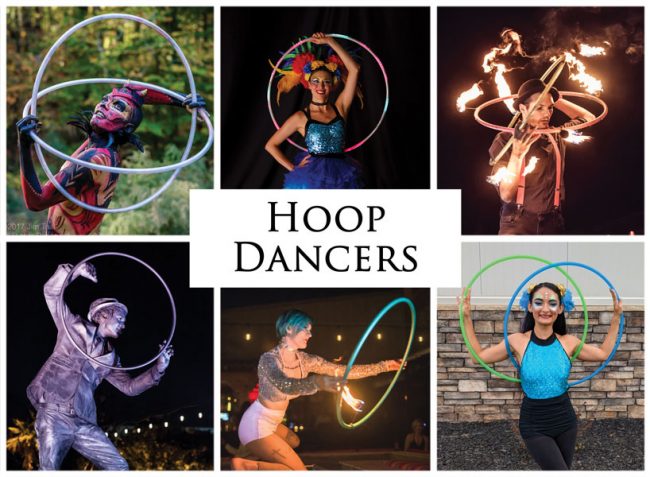 Hoop Dancers, Imagine Circus Performers