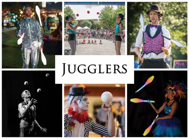 Jugglers, Imagine Circus Performers