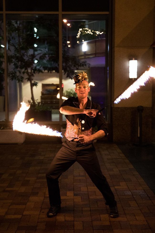 Adam | Masquerade | Fire Performer | Poi | Snakes | Imagine Circus | Cirque | Raleigh, NC