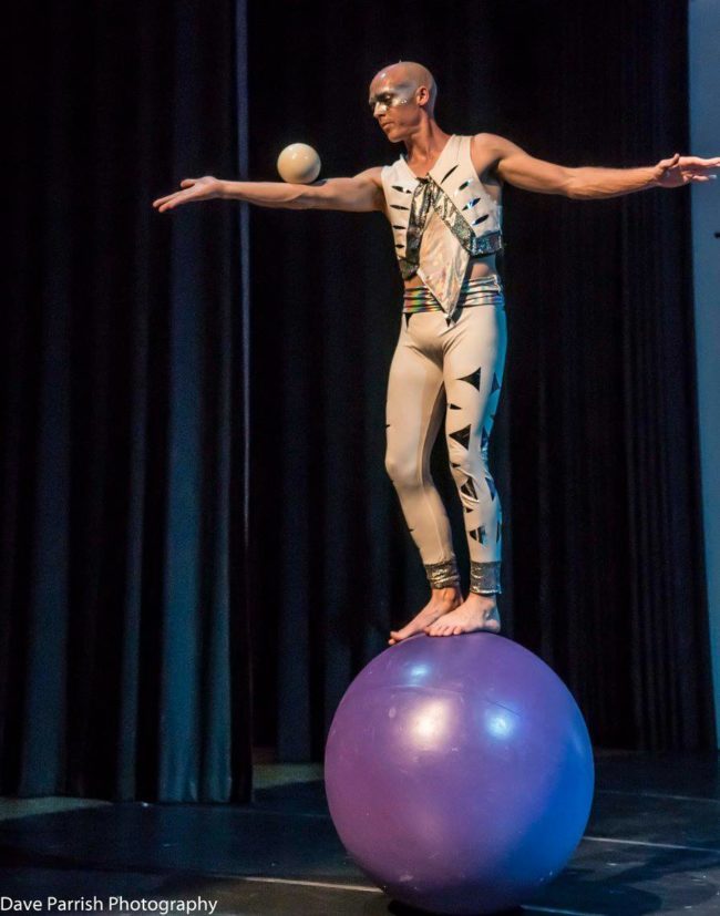 Adam | Light Pours In | Rolling Globe | Juggler | Contact Juggling | Imagine Circus | Cirque | Raleigh, NC