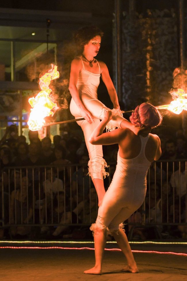 Acrobatic Performance | Fire Acro | Partner | Duo Imagine Circus | Cirque | Raleigh, NC