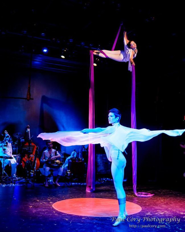 Light Pours In | Aerial Performer | Silks | Winged Performer | Imagine Circus | Cirque | Raleigh, NC