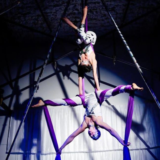 Kaci | Liz | Light Pours In | Aerial Performance | Partner Silks | Duo | Imagine Circus | Cirque | Raleig