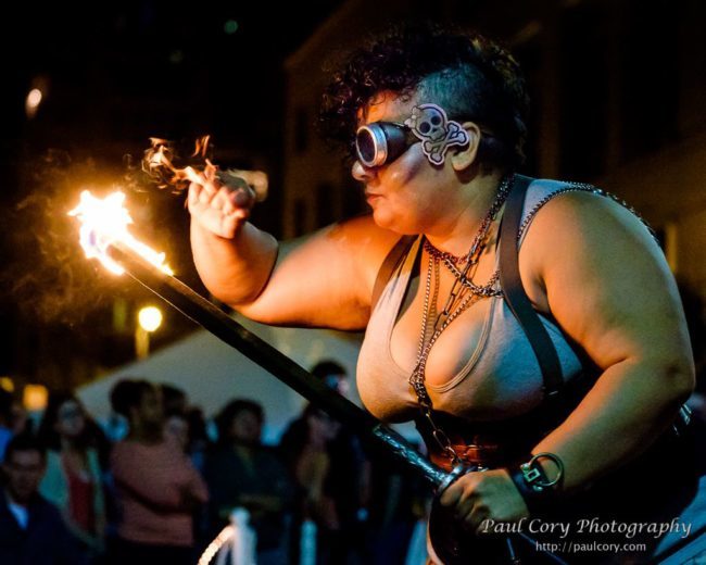 Gatita | Steam Punk | Fire Performer | Sword | Imagine Circus | Cirque | Raleigh, NC