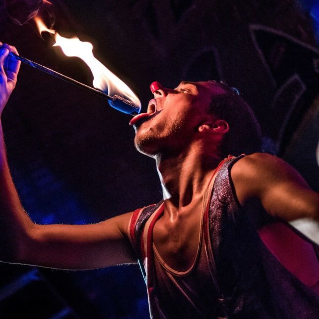 Krumbz | Fire Performance | Fire Breathing | Clown | Imagine Circus | Cirque | Raleigh, NC