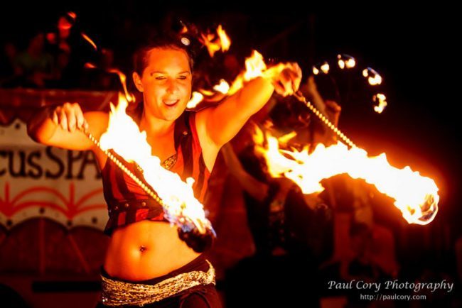 Irene | Big Top Circus | Fire Dancer | Fire Poi | Performer | Imagine Circus | Cirque | Raleigh, NC