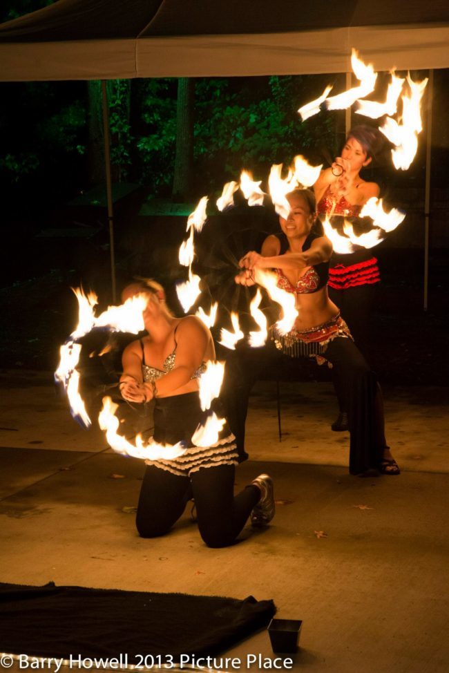 Irene | Asyia | Mindy | Fire Dancers | Fire Fan Trio | Performers | Imagine Circus | Cirque | Raleigh, NC