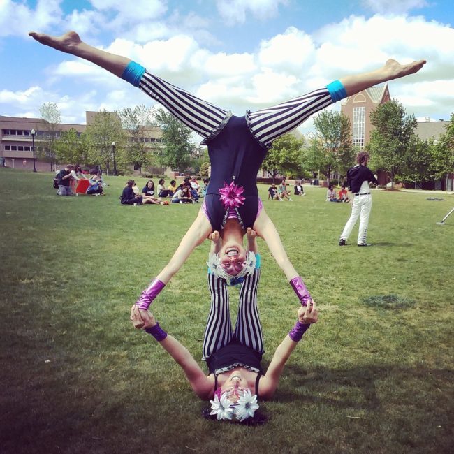 Kaci | Katie | Big Top Circus | Acrobats | Partner Acrobatics | Performers | Imagine Circus | Cirque | Raleigh, NC