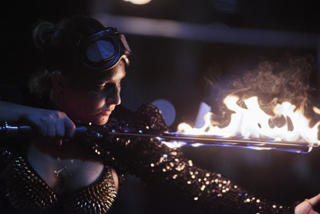 Irene | Steam Punk | Fire Performer | Fire Sword | Imagine Circus | Cirque | Raleigh, NC