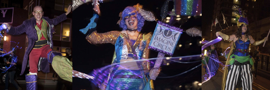 Durham Mardi Gras Parade | Blog Feature Image | Imagine Circus Events