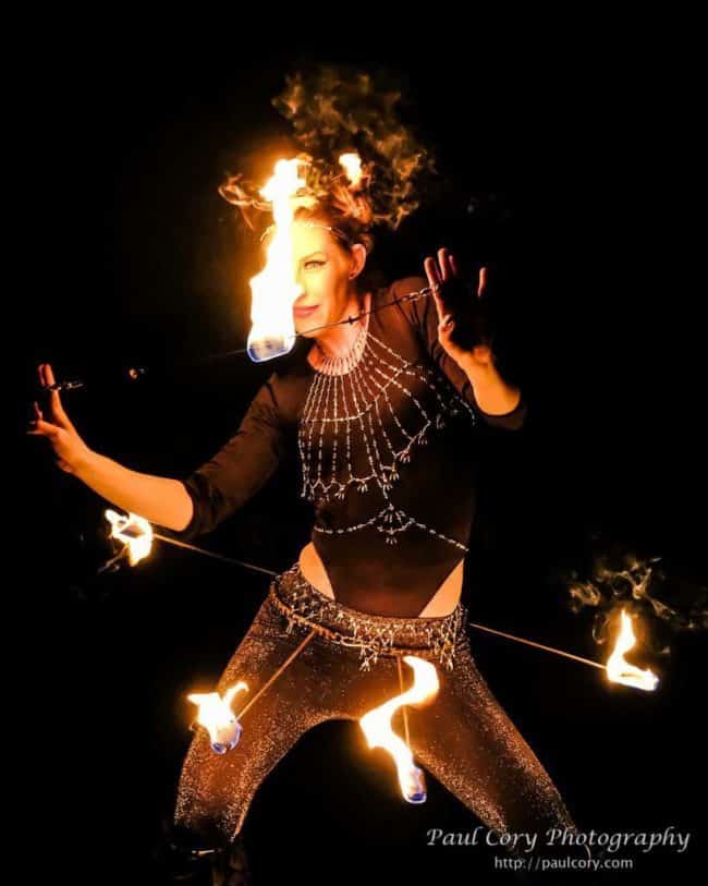 Adrenaline | Fire Dancer | Fire Belt | Performer | Imagine Circus | Cirque | Raleigh, NC