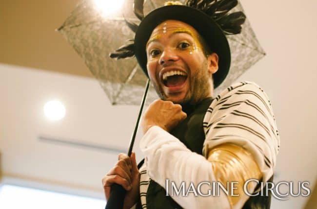 Stilt Walker, Performer, Ben, Imagine Circus, Photo by Rachel Berbec