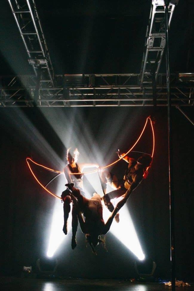 Dakota Fox | Aerial Moon | Custom Apparatus | Performer | Imagine Circus | Cirque | Raleigh, NC