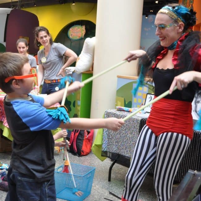 Kids Circus Demo at Marbles Museum | Imagine Circus | Raleigh, NC