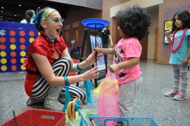 Kids Circus Demo at Marbles Museum | Imagine Circus | Raleigh, NC