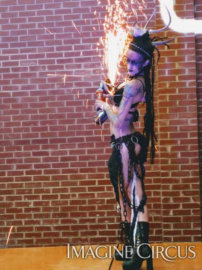 Fire Dancer, Grinder Girl, Sexy Performer, Tik Tok, Imagine Circus