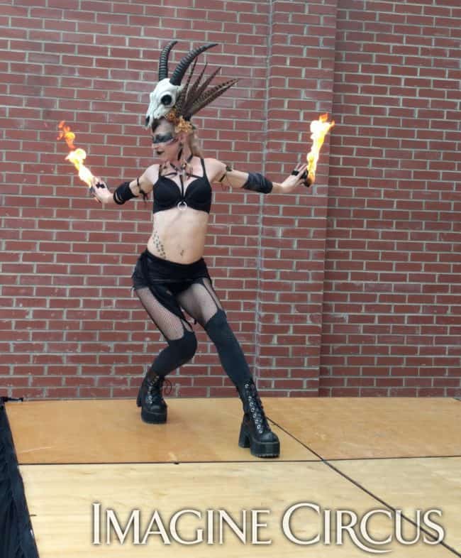 Fire Dancer, Sexy Performer, Adrenaline, Imagine Circus