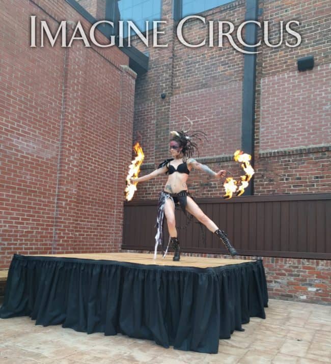 Fire Dancer, Sexy Performer, Tik Tok, Imagine Circus