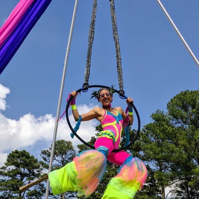 Aerial Performer & Stilt Walker | Liz Bliss | Imagine Circus | Raleigh, NC