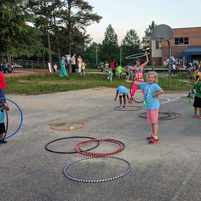 Hoop Jam and Circus Show at Elementary School | Imagine Circus | Raleigh, NC