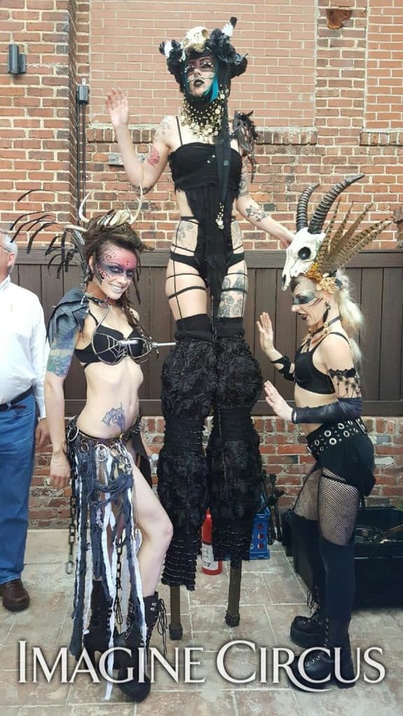 Stilt Walker, Grinder Girls, Sexy Performers, Tik Tok, Whitney, Adrenaline, Imagine Circus