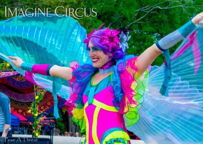 Stilt Walkers, Festival Fairy, Katie, Performers, Imagine Circus, Photo by Pose a Threat