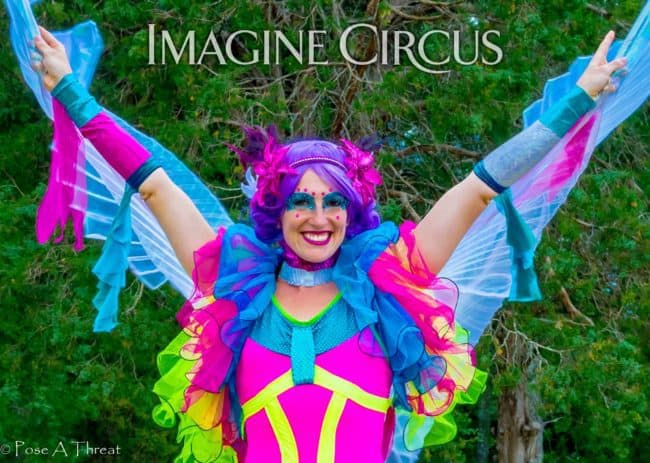 Stilt Walkers, Festival Fairy, Katie, Performers, Imagine Circus, Photo by Pose a Threat