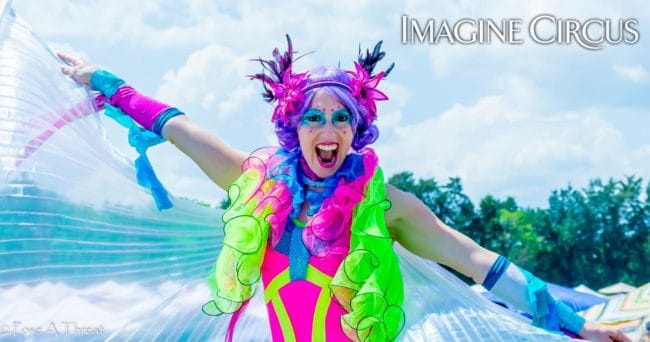 Stilt Walkers, Festival Fairy, Katie, Performers, Imagine Circus, Photo by Pose a Threat