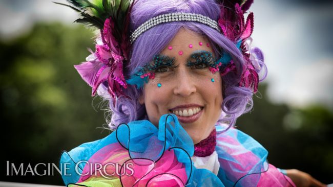 Stilt Walker, Festival Fairy, Performer, Liz, Imagine Circus, Photo by Ken Magas Design