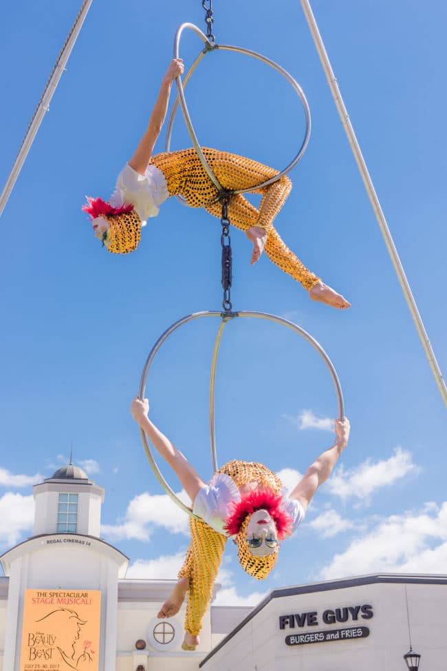 Aerial Globe Act | Cirque Aerialist | Kaci & Katie | Imagine Circus | Raleigh, NC