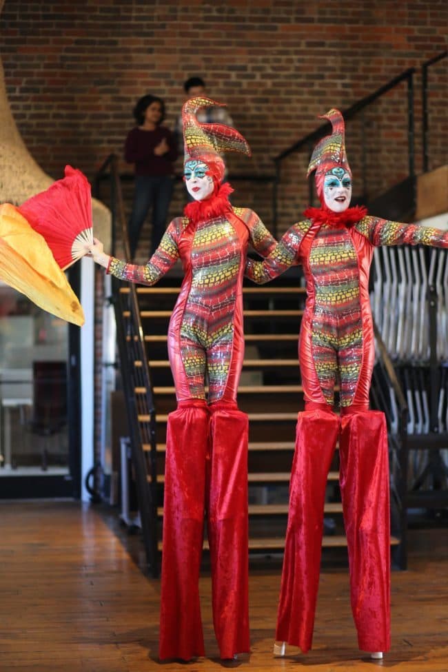 Modern Cirque Stilt Walkers | Katie & Liz | Imagine Circus | Raleigh, NC