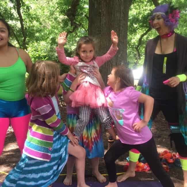 Circus Workshop at Shakori Hills Festival | Taught by Liz Bliss & Mari | Imagine Circus | Pittsboro, NC