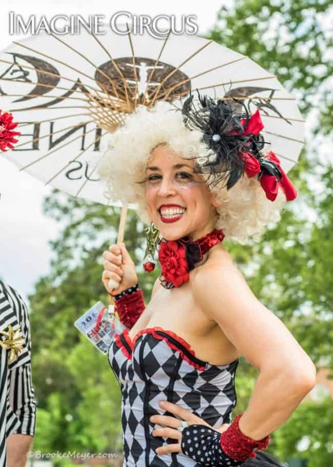 Stilt Walker, Street Festivals, Performers, Liz, Cary, NC, Imagine Circus, Photo by Brooke Meyers